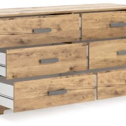 Signature Design By Ashley® Dressers Larstin - Brown - Six Drawer Dresser