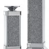 Ashley Furniture Table Decor Charline - Metallic - Candle Holder Set (2/cn) - Plain 2 Ashley Furniture Table Decor Charline - Metallic - Candle Holder Set (2/cn) - Plain