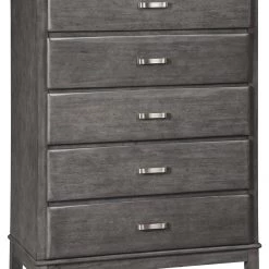 Ashley Furniture Caitbrook - Gray - Five Drawer Chest Chests