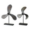 Uttermost Propellers Rust Sculptures, S/2 Table Decor 2 Uttermost Propellers Rust Sculptures, S/2 Table Decor