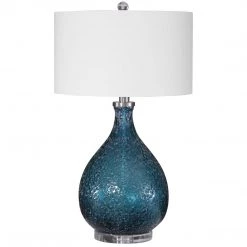 Uttermost Eline Blue Glass Table Lamp Accessories