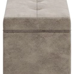 Ashley Furniture Becklow - Beige - Storage Bench