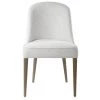 Chairs Uttermost Brie Armless Chair, White,Set Of 2