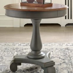 Ashley Furniture Tables Mirimyn - Gray/brown - Accent Table