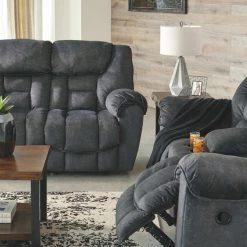 Ashley Furniture Reclining Furniture Capehorn - Granite - Reclining Sofa