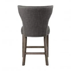 Stools Uttermost Arnaud Charcoal Counter Stool