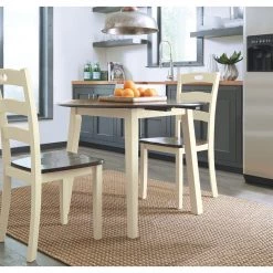 Ashley Furniture Tables Woodanville - Light Brown - Round Drm Drop Leaf Table