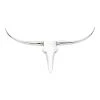 Moe's Home Collection Accessories Longhorn Wall Décor Large Silver