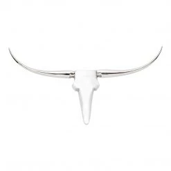 Moe's Home Collection Accessories Longhorn Wall Décor Large Silver