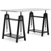 Ashley Furniture Bayflynn - White/black - Adjustable Height Desk