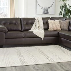 Signature Design By Ashley® Vallcherr - Ivory/brown - Large Rug Accessories