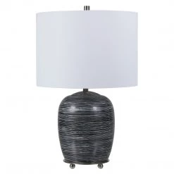 Uttermost Transpose Satin Black Table Lamp Accessories