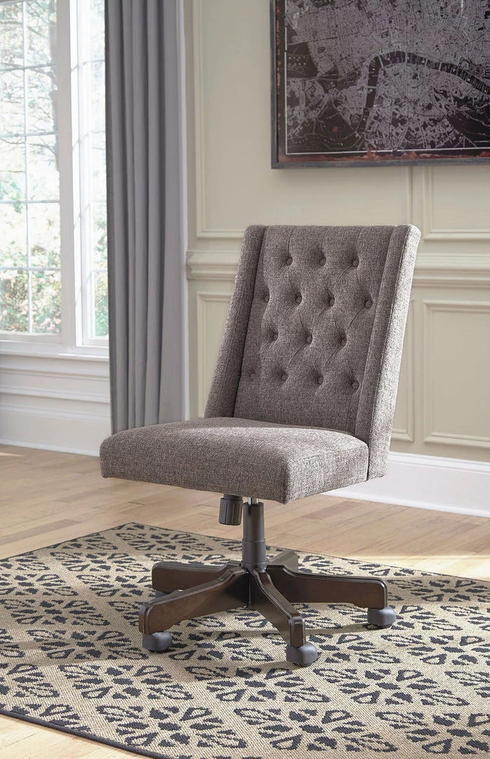Signature Design By Ashley® Aldwin - Gray - 2 Pc. - Lift Top Desk, Swivel Desk Chair 5 Signature Design By Ashley® Aldwin - Gray - 2 Pc. - Lift Top Desk, Swivel Desk Chair