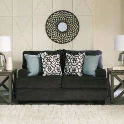 Benchcraft® Charenton - Charcoal - Sofa Sleeper Sectional Sectionals