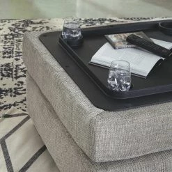 Ashley Furniture Megginson - Storm - Ottoman With Storage Ottomans