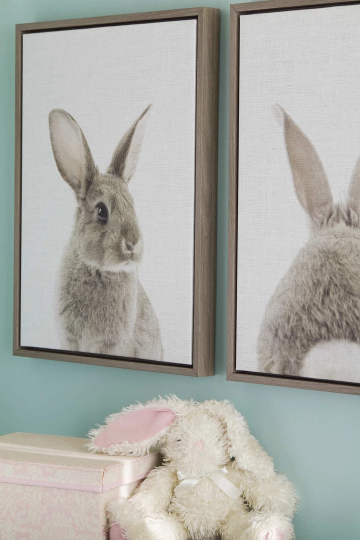 Ashley Furniture Accessories Wittley - Gray/tan - Wall Art Set (2/cn) 4 Ashley Furniture Accessories Wittley - Gray/tan - Wall Art Set (2/cn)