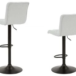 Signature Design By Ashley® Gaddison - Light Beige/black - Tall Uph Swivel Barstool(2/cn)