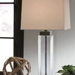 Ashley Furniture Alvaro - Clear/bronze Finish - Glass Table Lamp (2/cn) 9 Ashley Furniture Alvaro - Clear/bronze Finish - Glass Table Lamp (2/cn)
