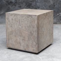 Uttermost Kioni Gray Cube Table Tables