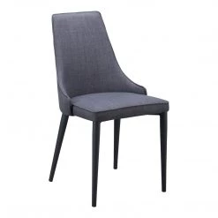 Moe's Home Collection Hazel Dining Chair Dark Grey-m2