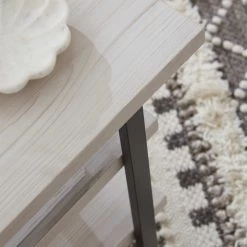 Ashley Furniture Bayflynn - Whitewash - Rectangular End Table (2/cn) Tables