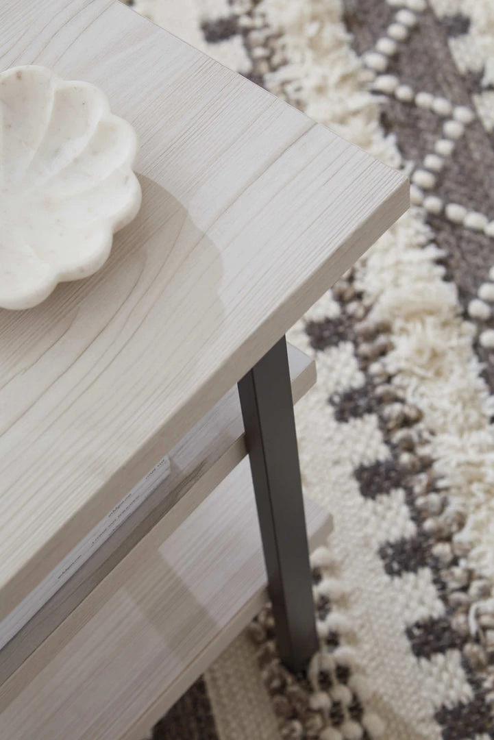 Ashley Furniture Bayflynn - Whitewash - Rectangular End Table (2/cn) Tables 4 Ashley Furniture Bayflynn - Whitewash - Rectangular End Table (2/cn) Tables