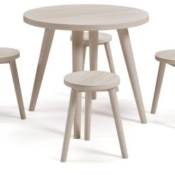 Ashley Furniture Blariden - Natural - Table Set (5/cn)