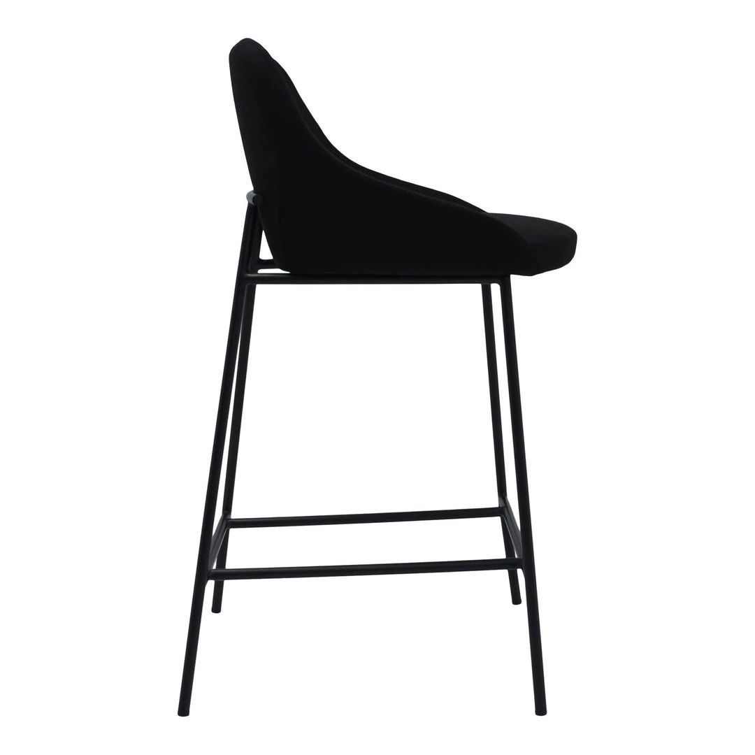 Moe's Home Collection Stools Shelby Counter Stool Black 6 Moe's Home Collection Stools Shelby Counter Stool Black