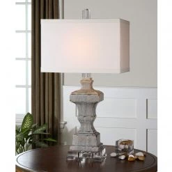 Accessories Uttermost San Marcello Blue Glaze Lamp