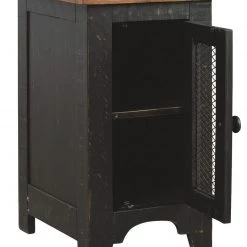 Ashley Furniture Valebeck - Black/brown - Chair Side End Table