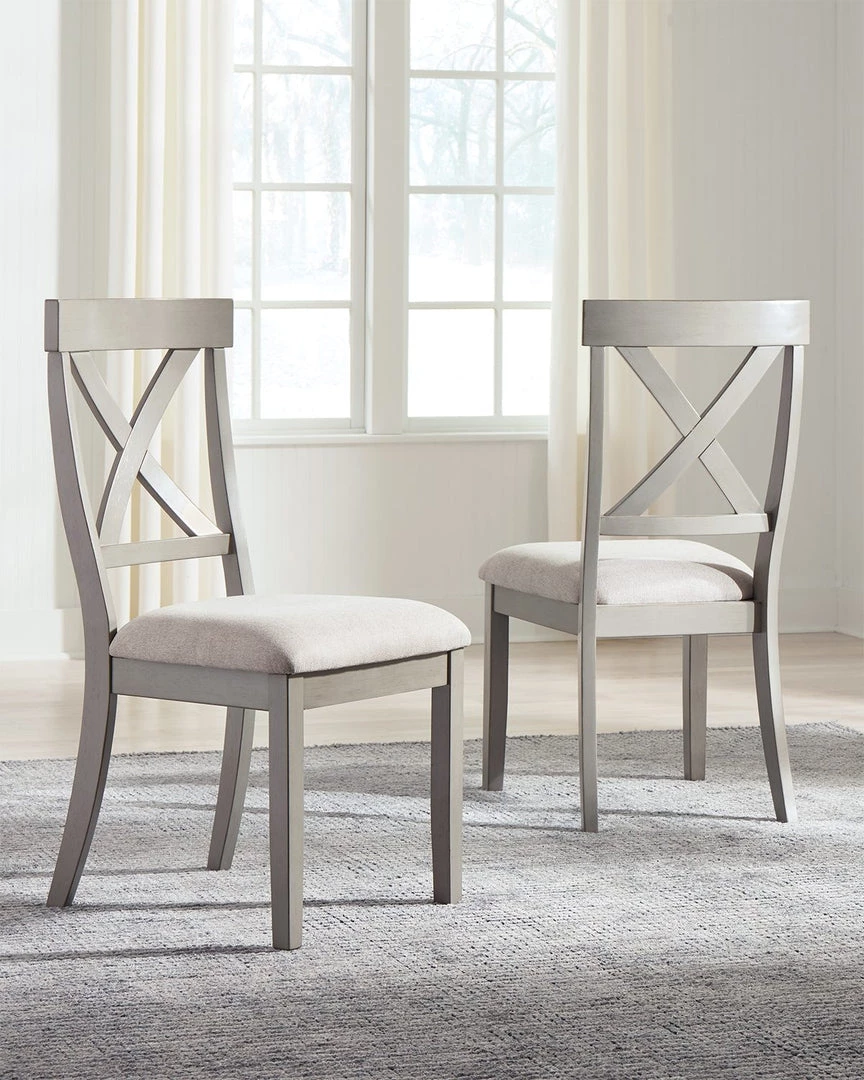 Ashley Furniture Parellen - Gray - Dining Uph Side Chair (2/cn) 7 Ashley Furniture Parellen - Gray - Dining Uph Side Chair (2/cn)