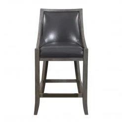 Uttermost Elowen Leather Counter Stool Stools