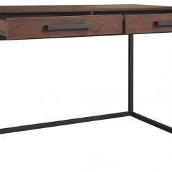 Ashley Furniture Horatio - Warm Brown/gunmetal - Home Office Small Desk Desks