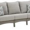 Signature Design By Ashley® Visola - Gray - Sofa With Cushion 2 Signature Design By Ashley® Visola - Gray - Sofa With Cushion