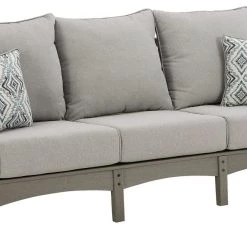 Signature Design By Ashley® Visola - Gray - Sofa With Cushion