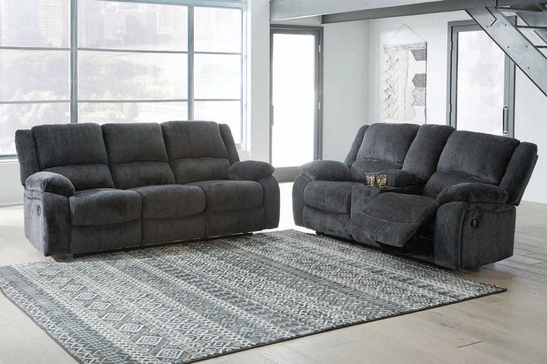 Signature Design By Ashley® Reclining Furniture Draycoll - Reclining Sofa, Double Reclining Loveseat With Console 3 Signature Design By Ashley® Reclining Furniture Draycoll - Reclining Sofa, Double Reclining Loveseat With Console