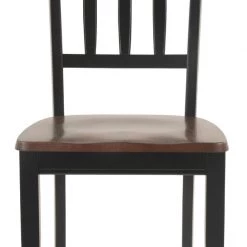 Ashley Furniture Owingsville - Black/brown - Dining Room Side Chair (2/cn)