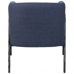 Uttermost Jacobsen Denim Barrel Chair
