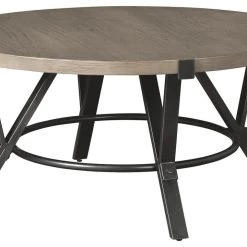 Ashley Furniture Tables Zontini - Light Brown - Round Cocktail Table