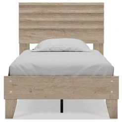 Signature Design By Ashley® Oliah - Natural - Panel Platform Bed Beds