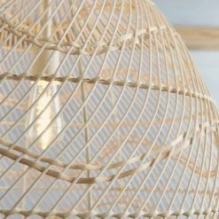 Signature Design By Ashley® Accessories Coenbell - Beige - Rattan Pendant Light (1/cn)