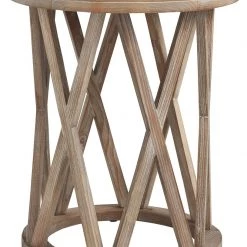 Ashley Furniture Glasslore - Light Grayish Brown - Round End Table Tables