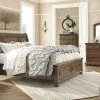 Signature Design By Ashley® Bedroom Sets Flynnter - Ultimate Best In Class Dresser, Mirror, Sleigh Bed With 2 Storage Drawers