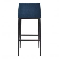 Moe's Home Collection Stools Baron Barstool Blue 10 Moe's Home Collection Stools Baron Barstool Blue