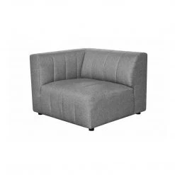 Moe's Home Collection Lyric Arm Chair Left Grey