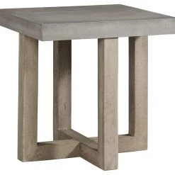 Signature Design By Ashley® Lockthorne - Gray - Square End Table