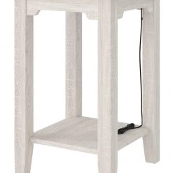 Ashley Furniture Tables Dorrinson - White / Black / Gray - Chair Side End Table 12 Ashley Furniture Tables Dorrinson - White / Black / Gray - Chair Side End Table