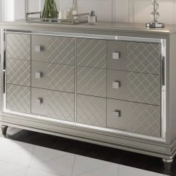 Ashley Furniture Chevanna - Platinum - Dresser