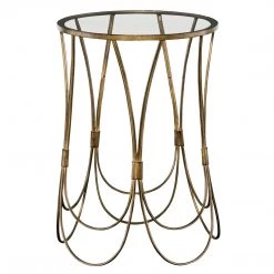 Uttermost Kalindra Gold Accent Table Tables