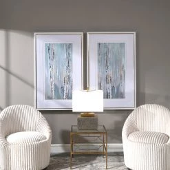 Accessories Uttermost Pandora's Forest Abstract Art, S/2